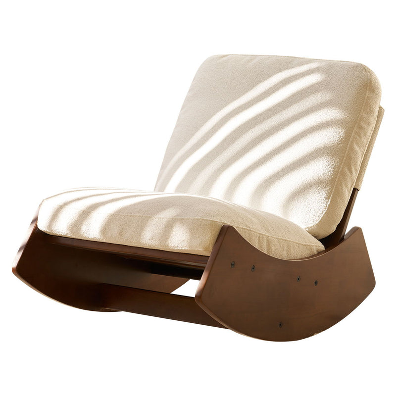 Comfortable High-Quality Upholstery Glider Rocking Chair
