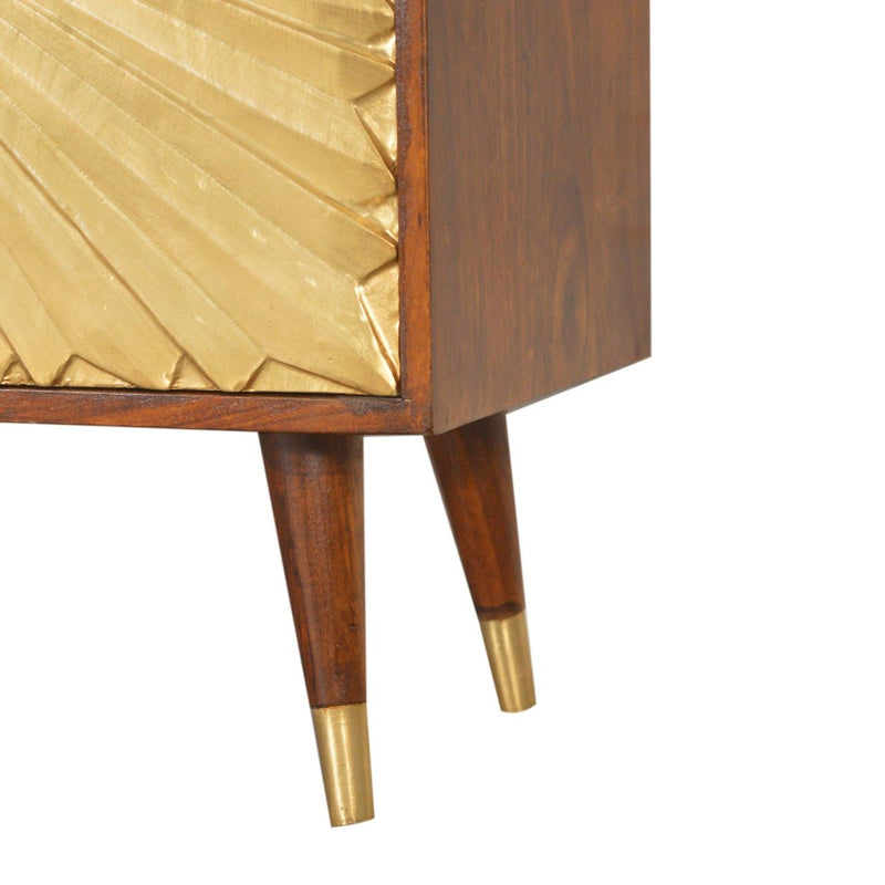 Manila - Cabinet - Gold / Brown