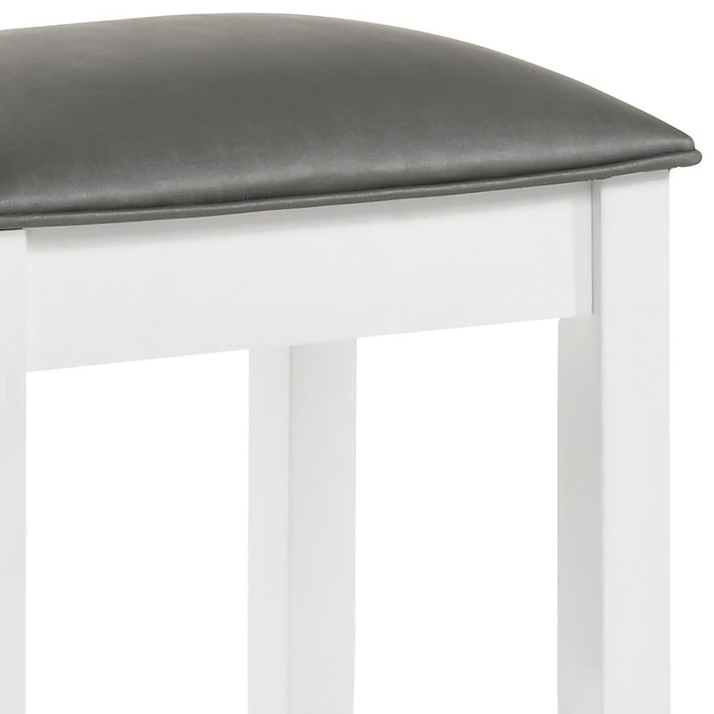Vanity Stool With Padded Seat