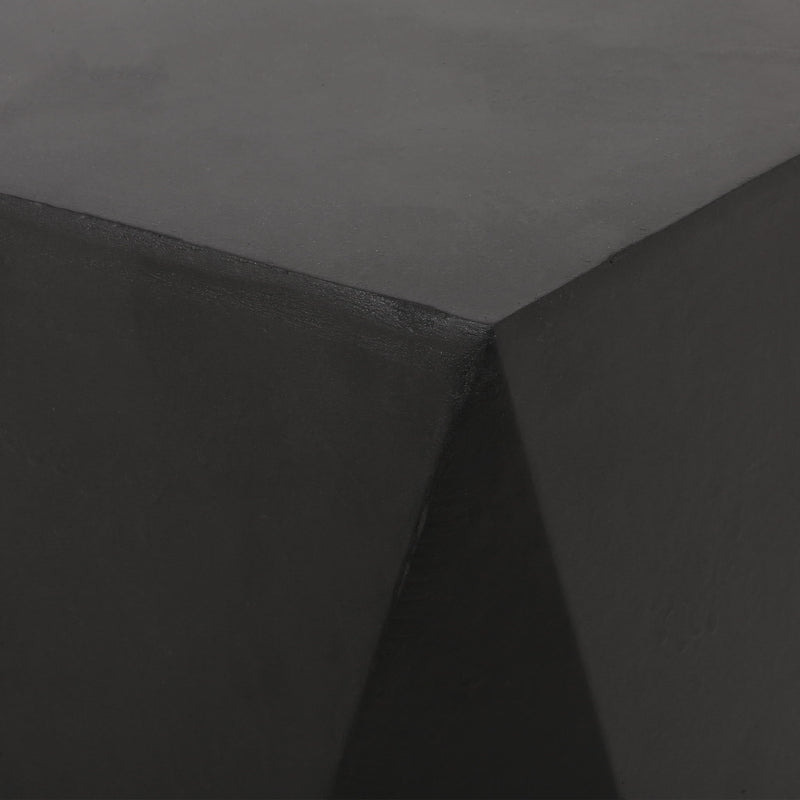 Side Table With Geometric Design