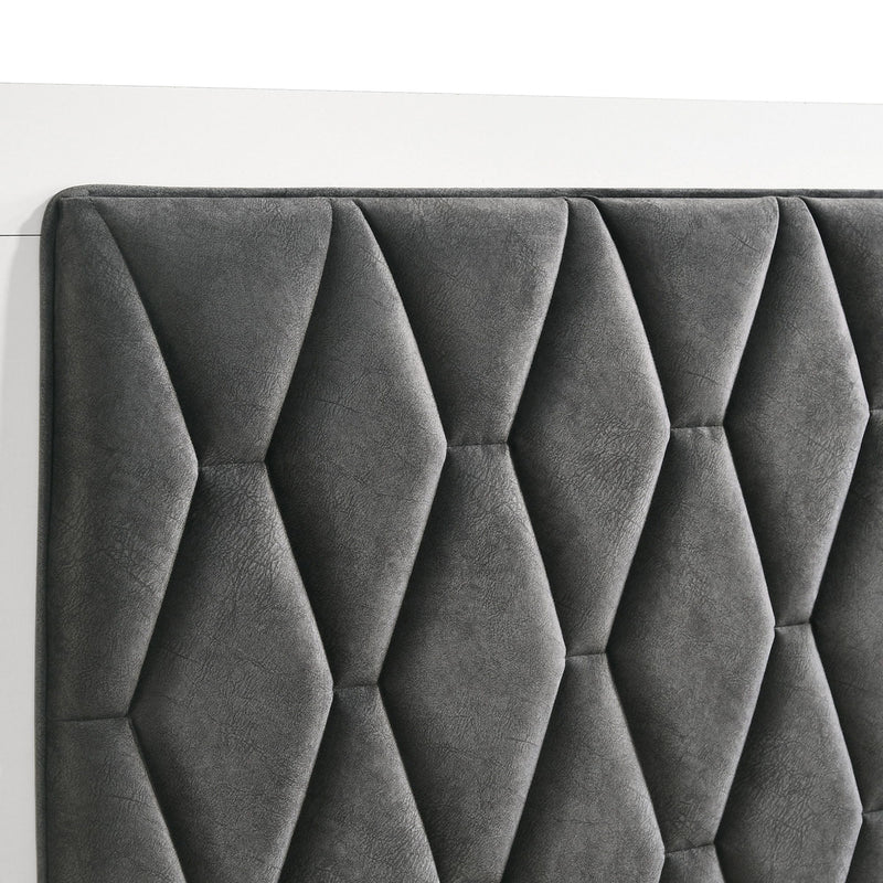 Taraval - Panel Bed With Upholstered Headboard