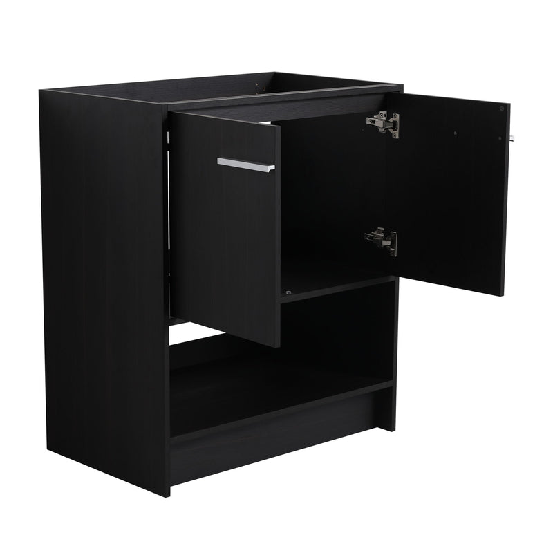 Modern Freestanding Bathroom Vanity With 2 Doors