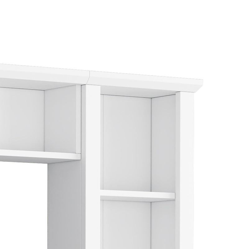 Minimalist Entertainment Wall Unit Set With Bridge For TVs Up To 75"