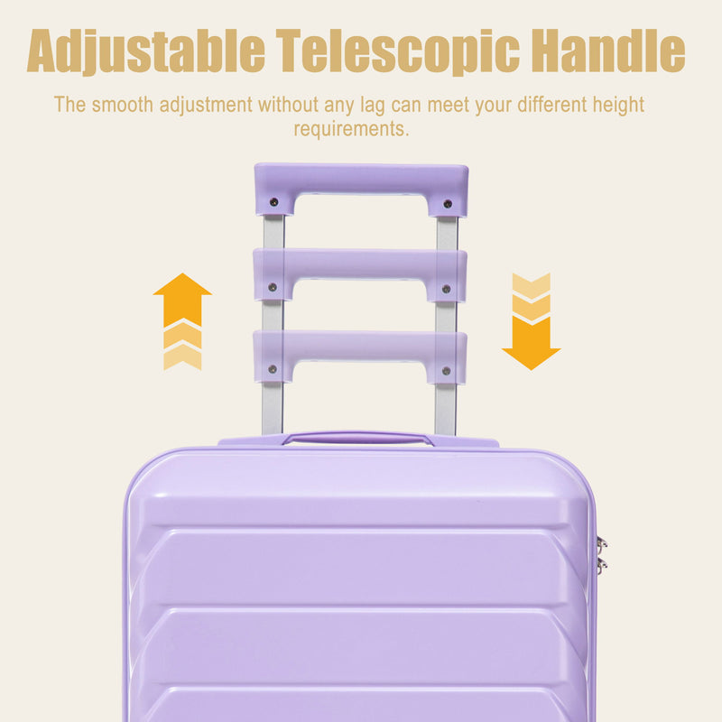 Hard Shell Travel Luggage With Scratch Resistant Surface