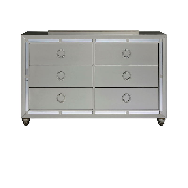 Chloe - Dresser - Silver / Gray