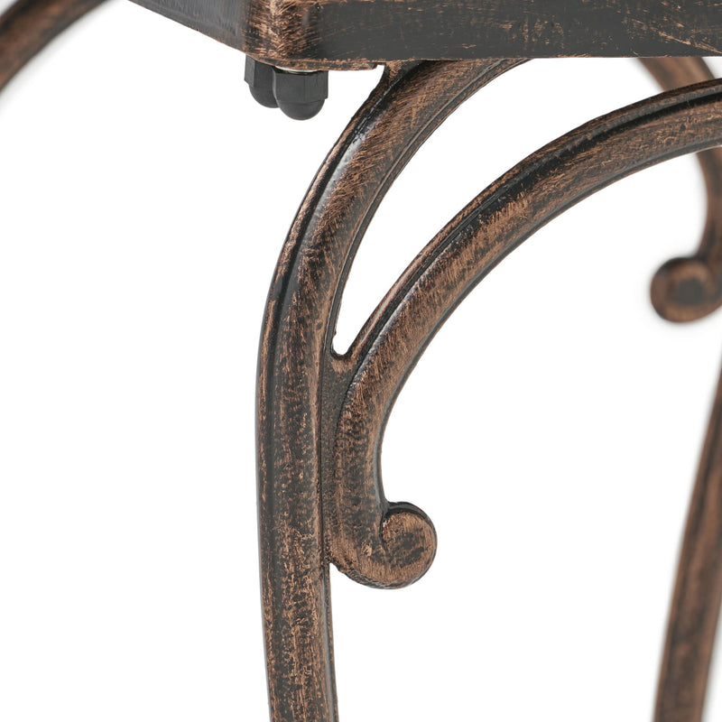 Laughlin - Traditional Style Cast End Table Set - Antique Espresso