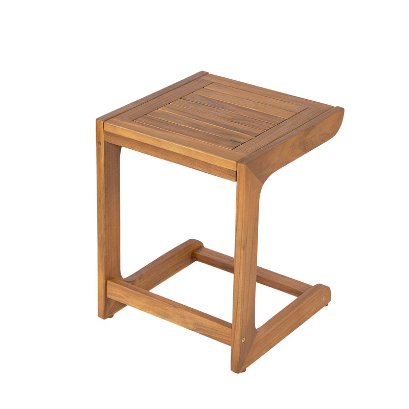 Ashwell - Acacia Wood Side Table - Teak
