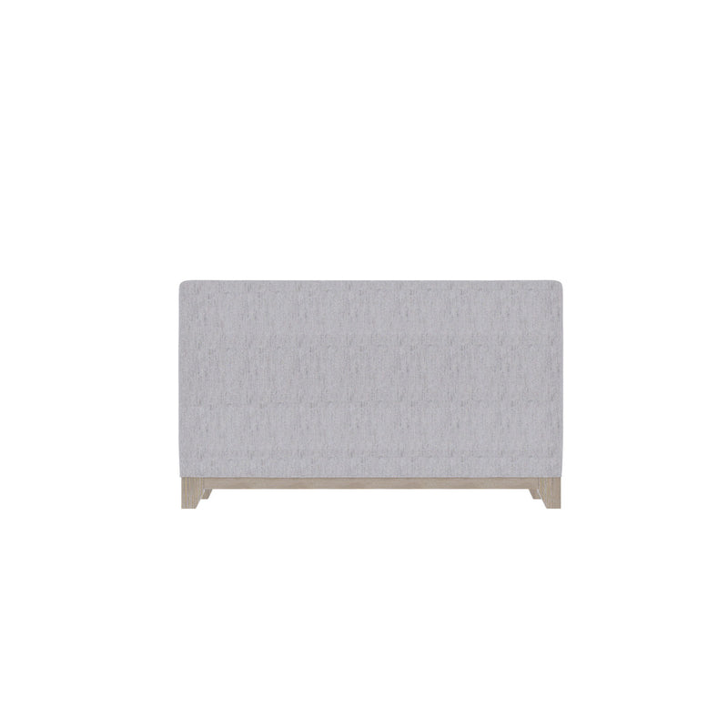 Loveseat With Casual Accent - Gray
