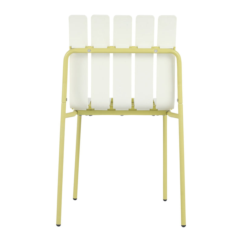 4 Piece Set Of Modern Color Block Designed Single Chairs