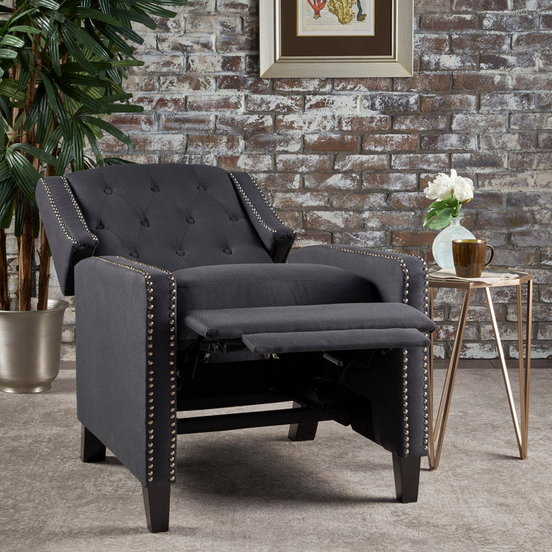 Classic Fabric Push Back Chair