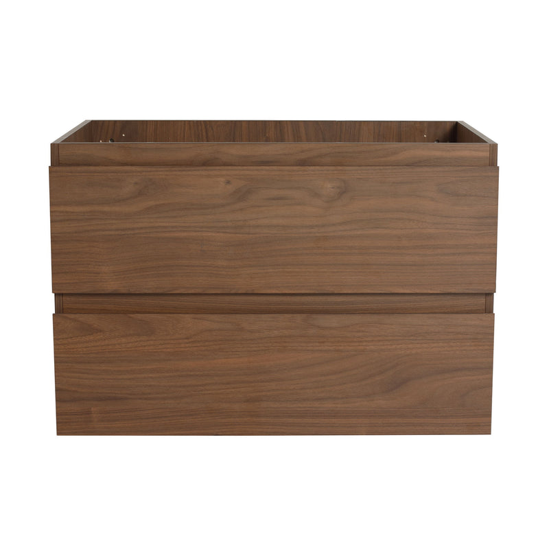 Wall Mounted Bathroom Vanity & Sink, 2 Soft Close Drawers