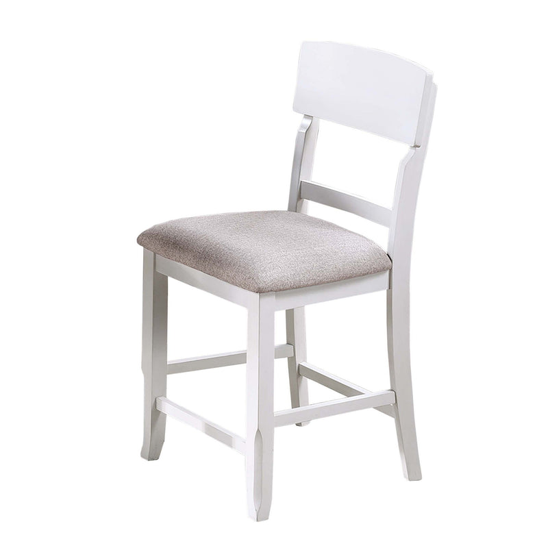 Contemporary Counter Height Dining Set With Built In Lazy Susan