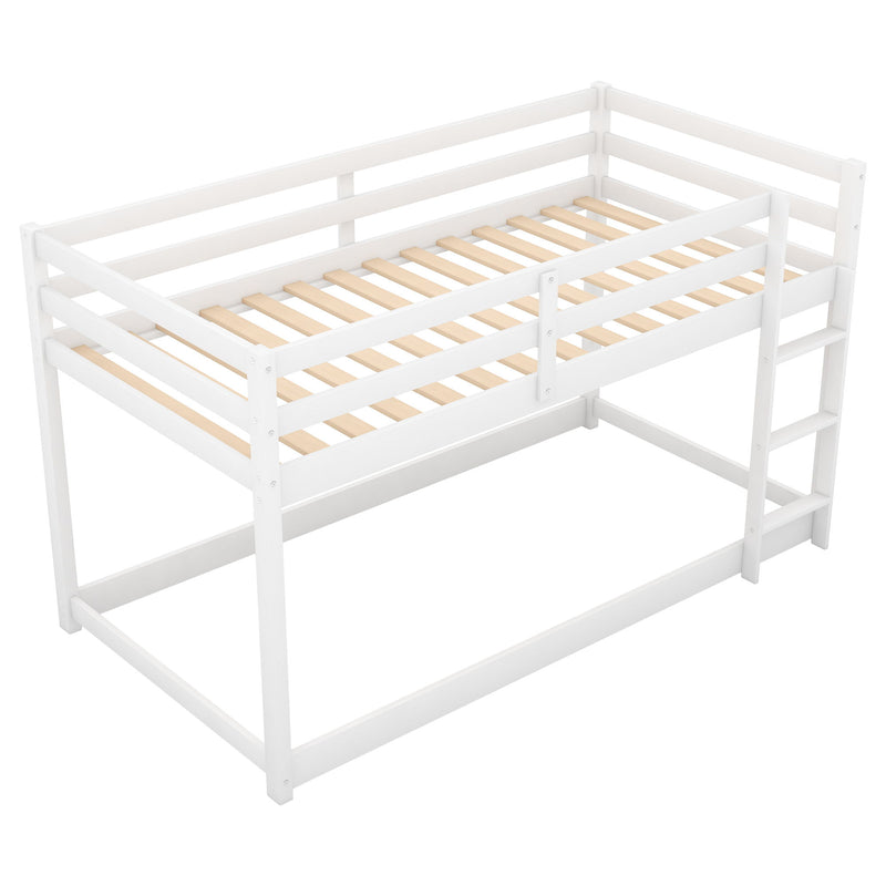 Floor Bunk Bed With Ladder