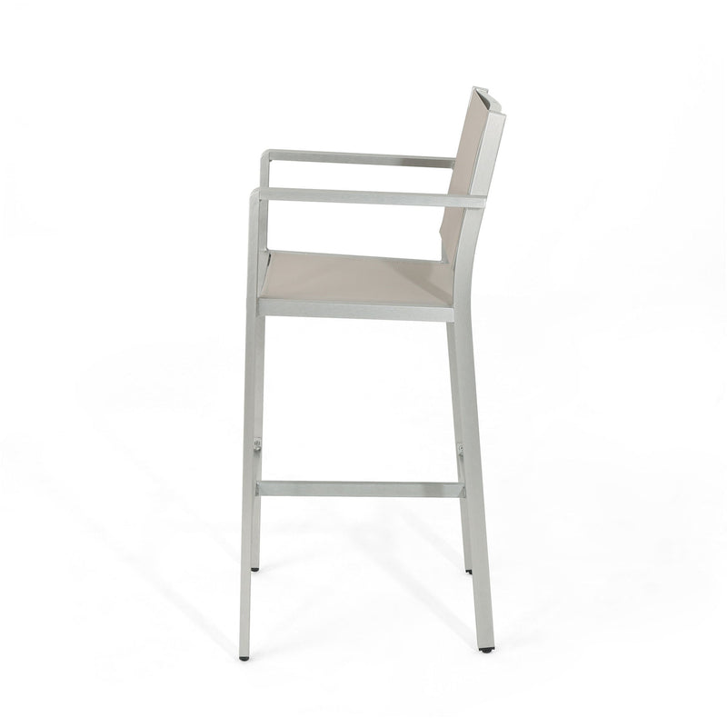 Outdoor Rust Proof Aluminum Barstools (Set of 2)