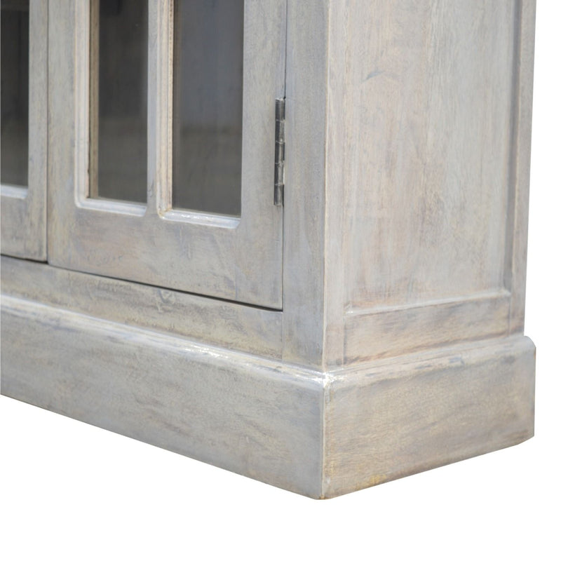 Glazed Sideboard - Natural / White