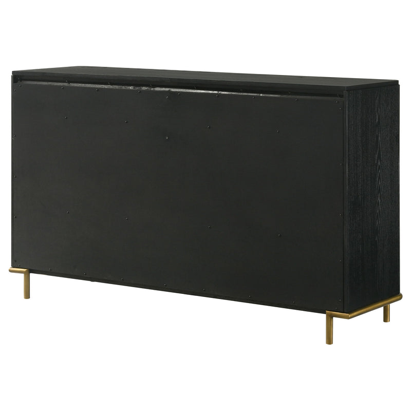 Anser - 8 Drawer Dresser - Black