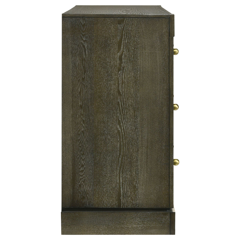 Sundance - 6 Drawer Dresser Cabinet - Dark Brown