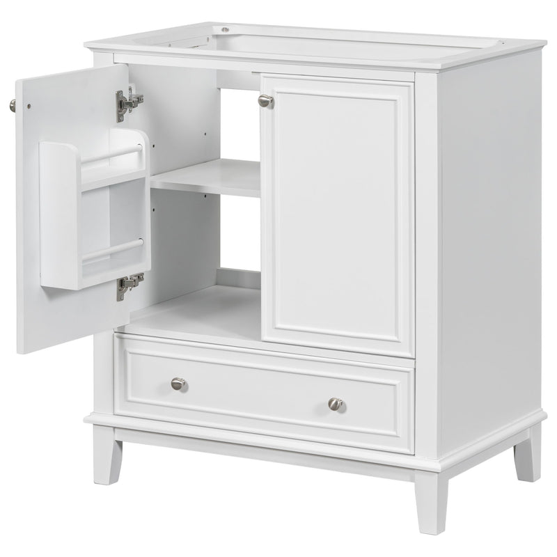 Modern Bathroom Vanity Base Only With Doors And Drawer