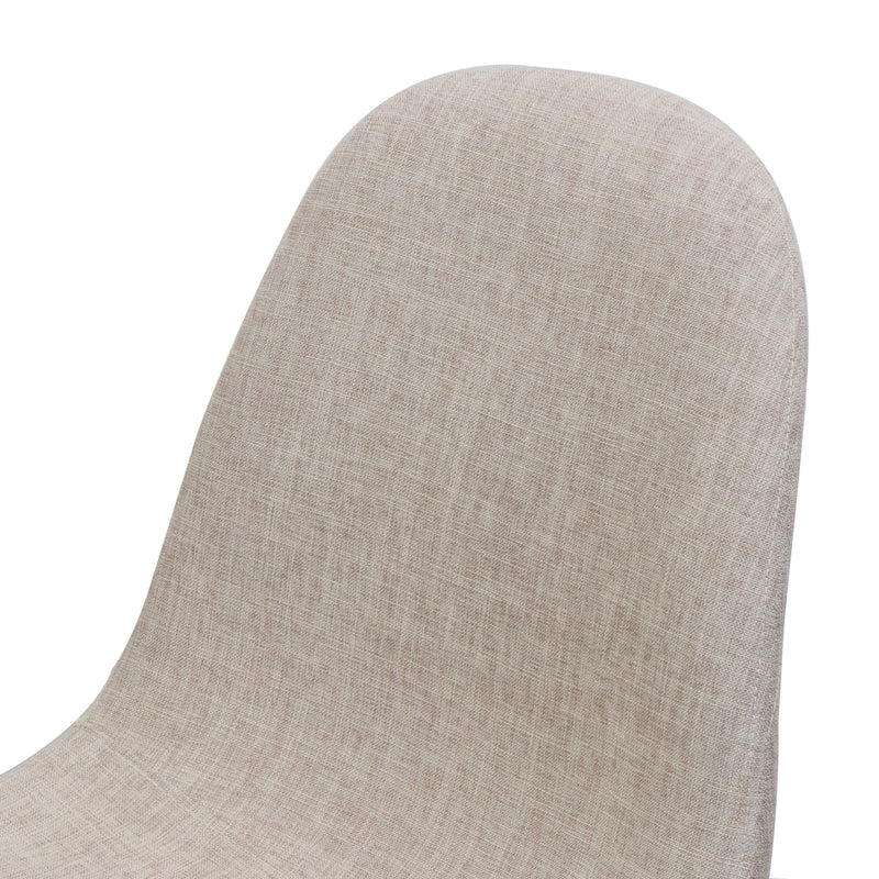 Elegant Dining Chair Set With Fabric