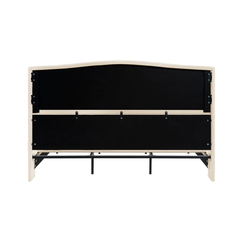 Platform Bed Frame With Tall Headboard And High Footboard