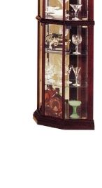 Huxley - Curio Cabinet (Corner) - Cherry