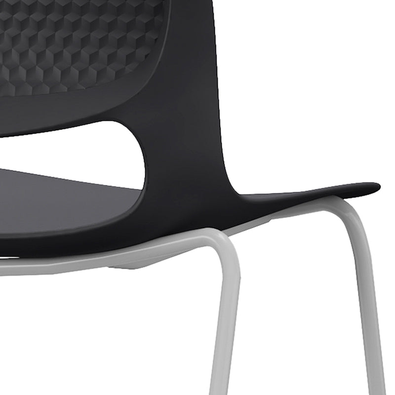 Stacking Chairs (Set of 4) - Black