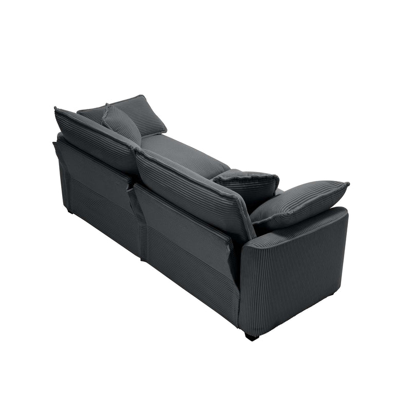 Elegant Oversized Sectional Sofa Set With Deep Seats And Flexible Layout