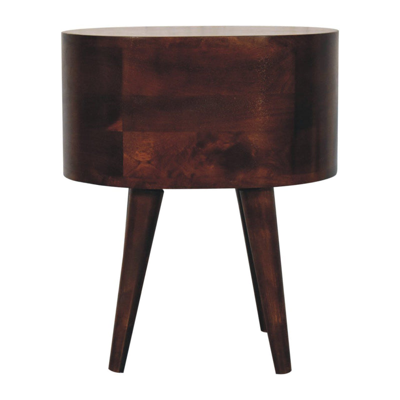 Rounded Bedside Table