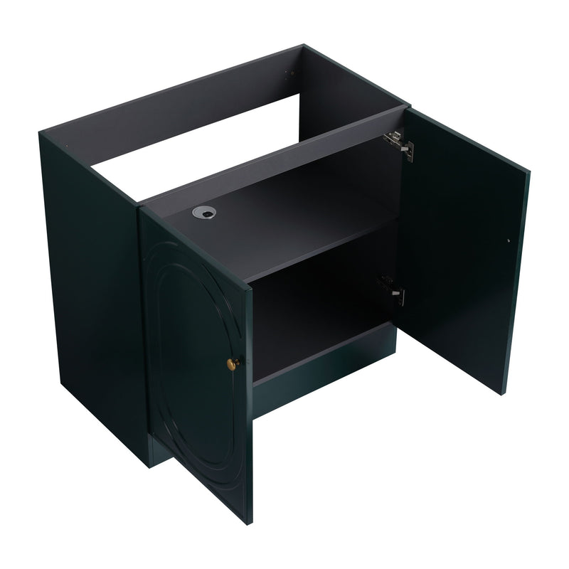 Modern Freestanding Bathroom Vanity With Soft Close Cabinet Doors