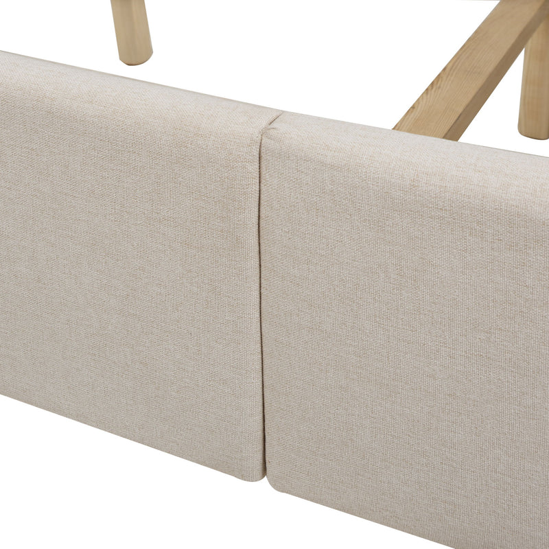 Marcella - Upholstered Shelter Headboard Bed