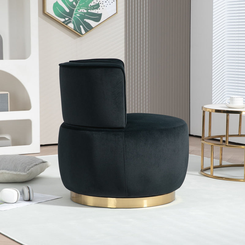 360 Degree Swivel Cuddle Barrel Accent Sofa Chair