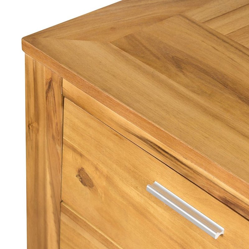 6 Drawer Dresser - Natural Wood / Brown