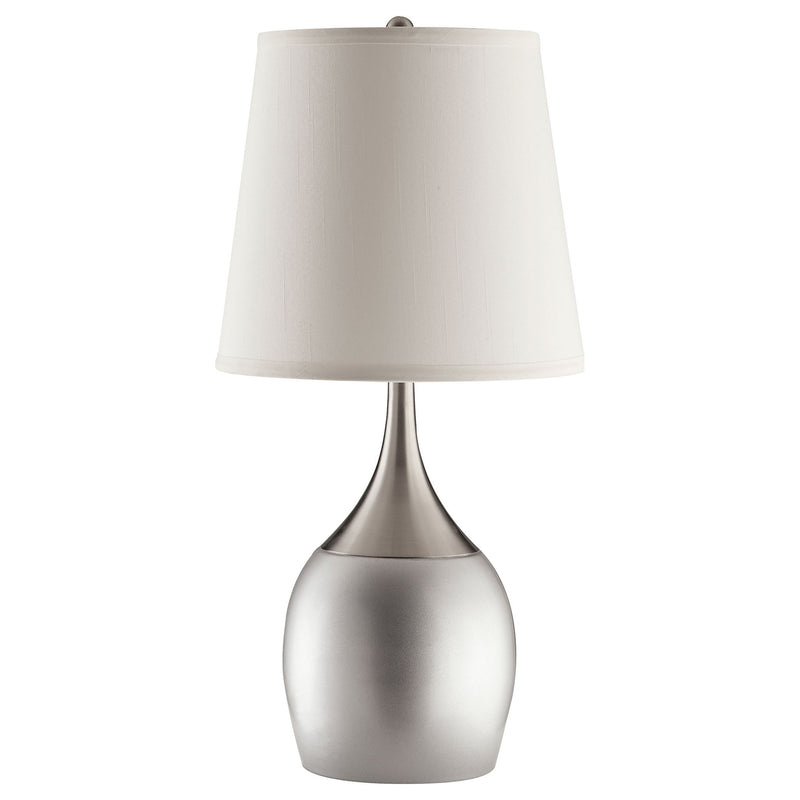 Droplet Empire - Shade Urn Table Lamp (Set of 2) - Silver