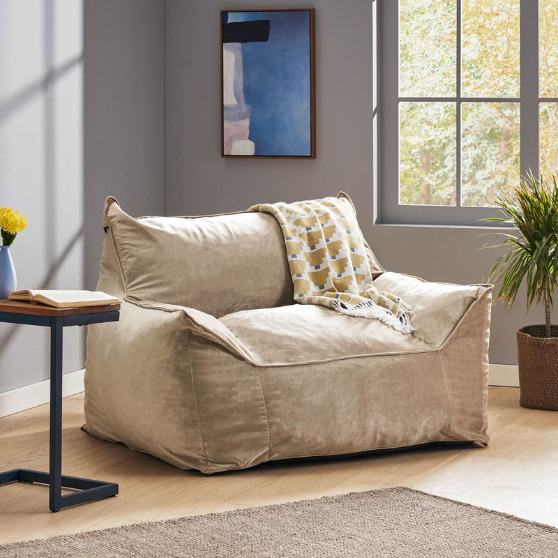 Allea - Bean Bag Chair With Armrests
