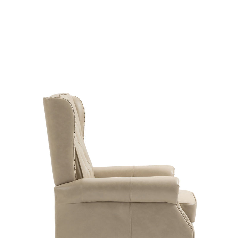 Modern Accent Armchair With Sturdy Wood Legs