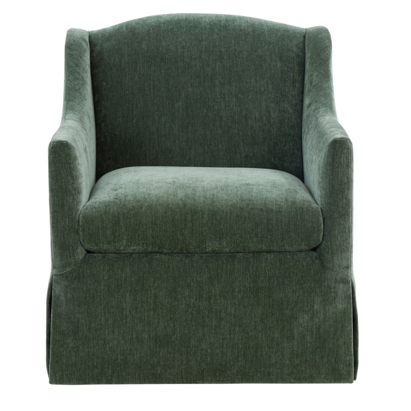 Luisa - Skirted Swivel Accent Chair