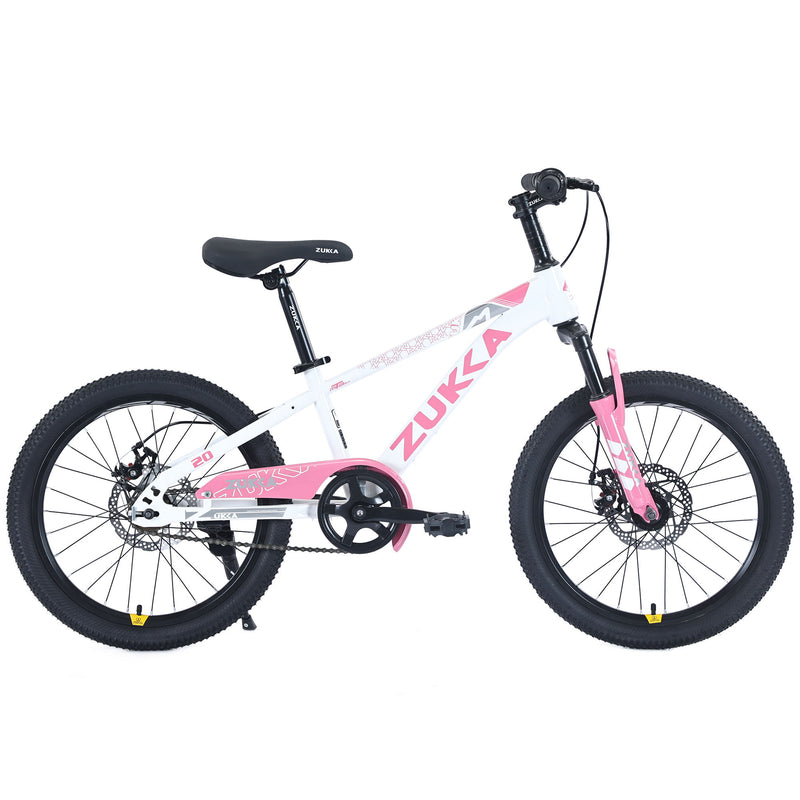 Zukka - 20" Mountain Bike With Adjustable Saddle And Suspension Fork