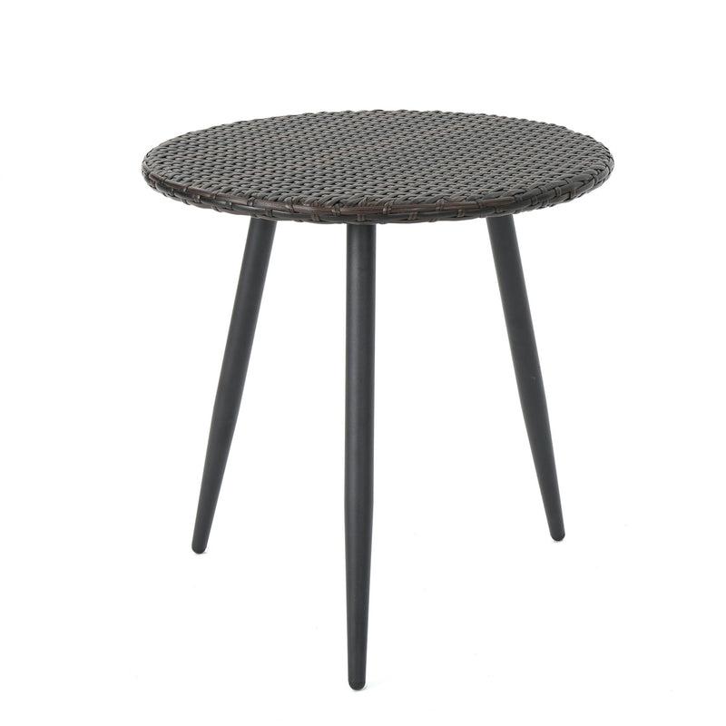 Kenneth - 3 Pieces Chat Set Outdoor Furniture - Brown Multi