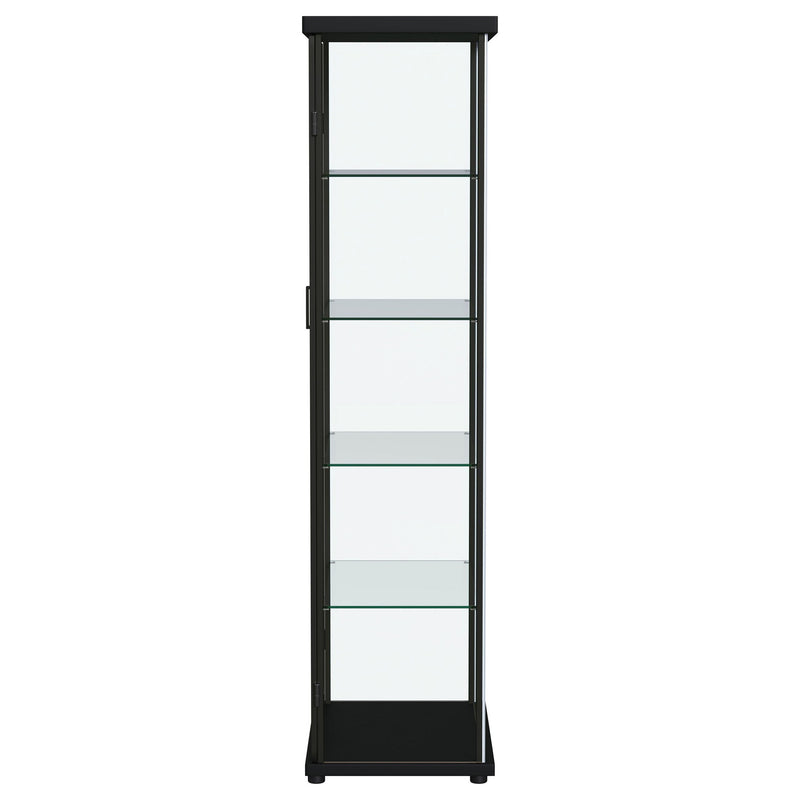 Nevra - 4 Shelf Display LED Curio Cabinet