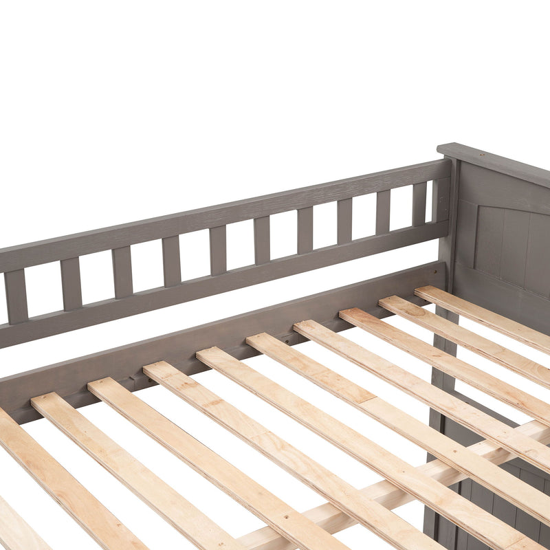 Bunk Bed With Twin Size Trundle, Guardrails