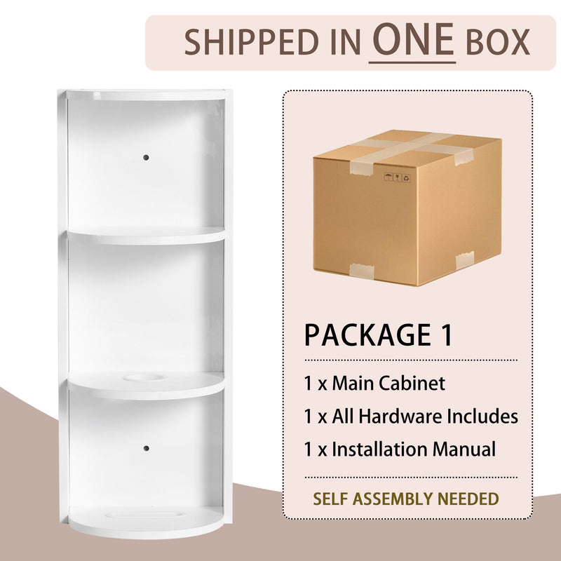 Bathroom Wall Mounted Storage Rack With Float Mounting Design