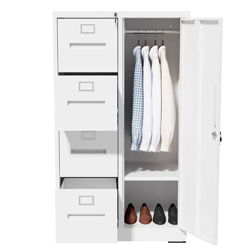 Storage Vertical Filing Cabinet With Lock