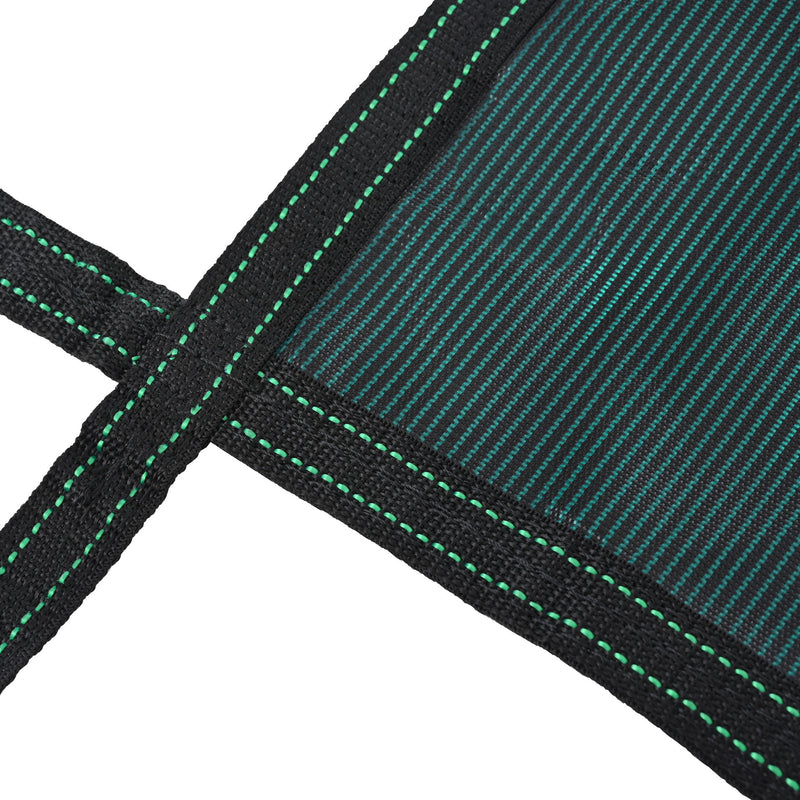 Rectangular Swimming Pool Safety Cover For Underground Pools - Green