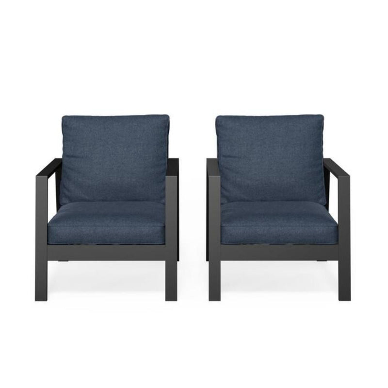 Modern 5 Seat Outdoor Patio Furniture Set With Coffee Table