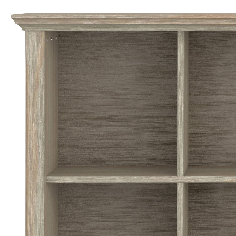 Acadian - 8 Cube Storage Sofa Table - Light Brown