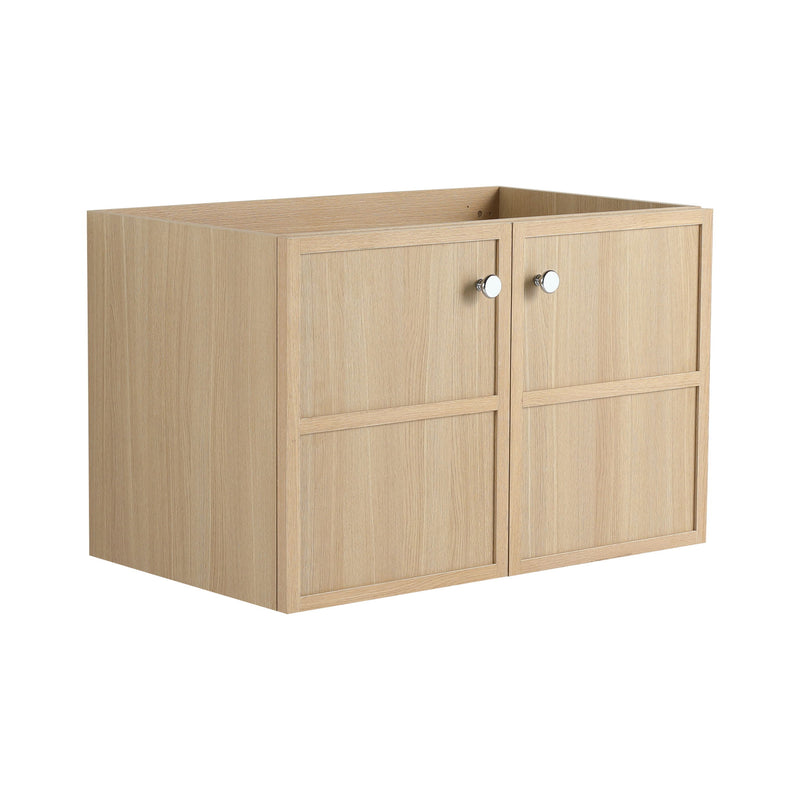 Modern Wall Mounted Bathroom Vanity With Soft Closing Doors