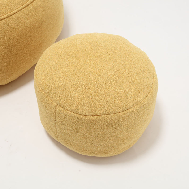 Bedding Bean Bag Sofa Chair High Pressure Foam With Footrest