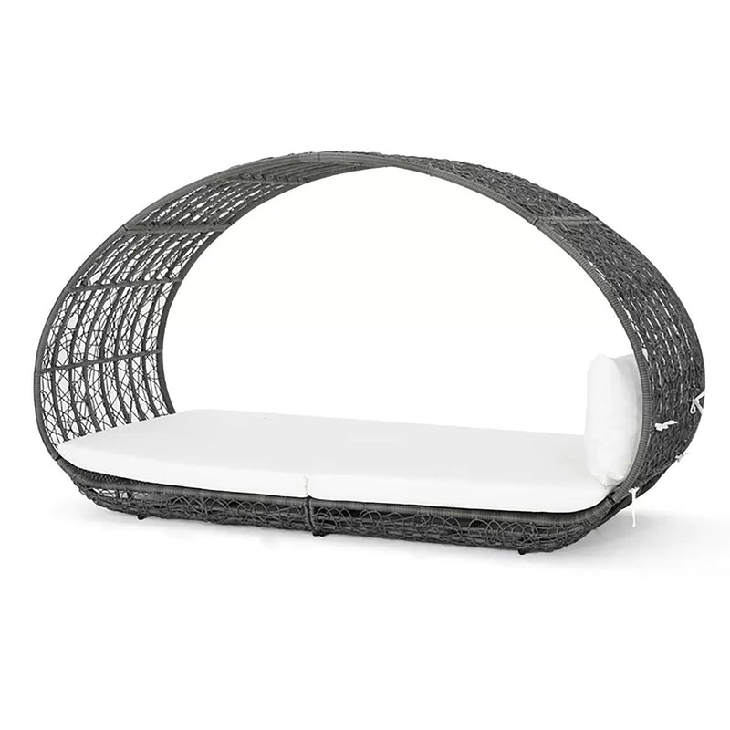 Abigal - Outdoor Wicker Daybed With Cushion
