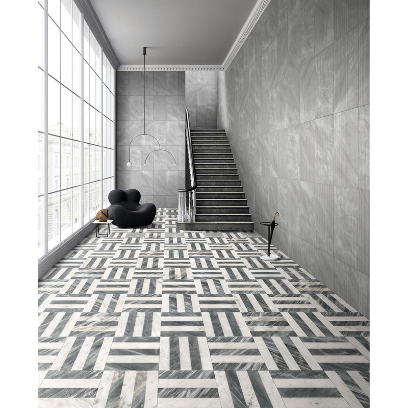 Elegant Waterjet Polished Marble Tile For Floor And Wall