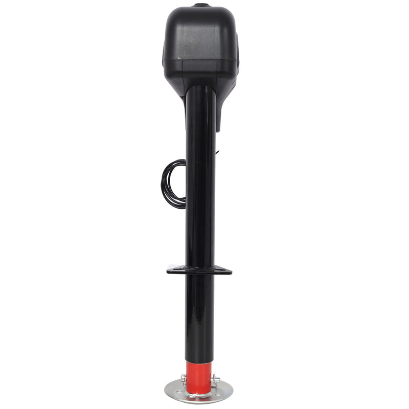 Electric Power Tongue Jack 3500Lbs Capacity With Waterproof Cover For RV Trailer & Camper, 12V Dc - Black